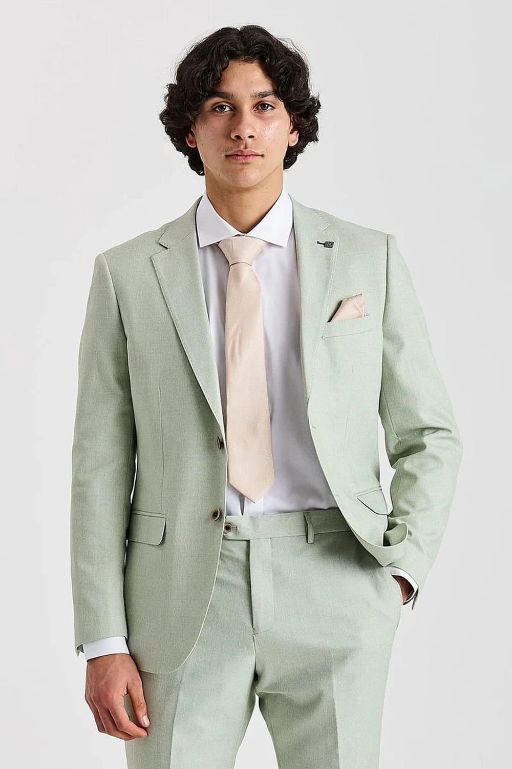 Paul Andrew Paul Andrew Men's Pale Green Tailored Blazer