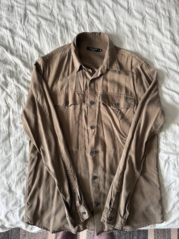 New Look Khaki Men's Shirt