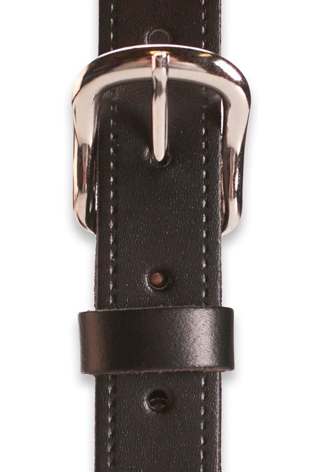Hawkdale Hawkdale Men's 1" Genuine Leather Belt in Black - 2