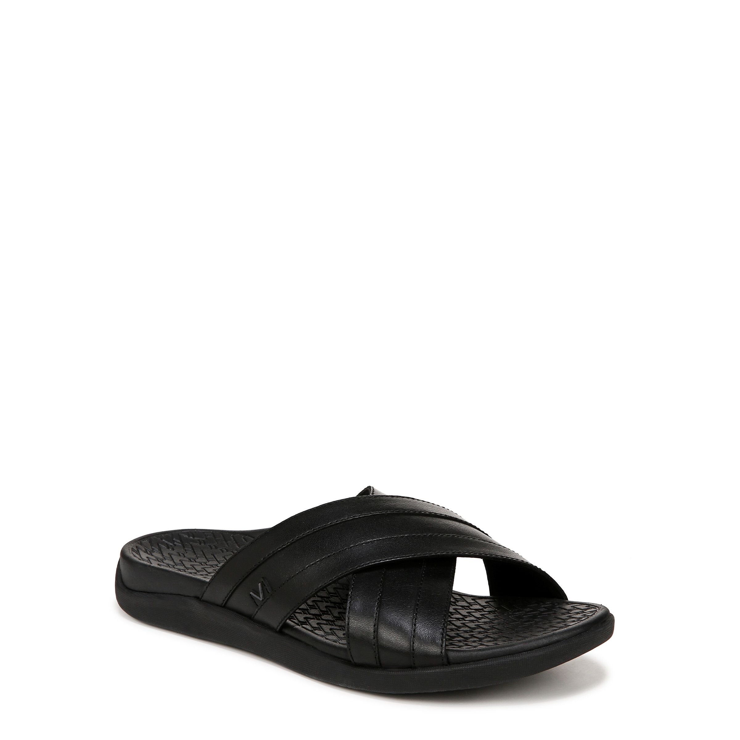 Vionic Vionic Men's Tide Slide Slide Sandals in Black - 3