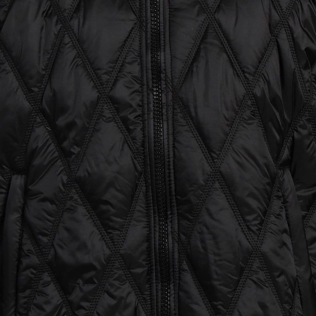 Diesel Diesel Men's Quilted Black Hooded Coat - 4