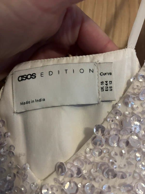 ASOS ASOS embellished sequin wedding dress