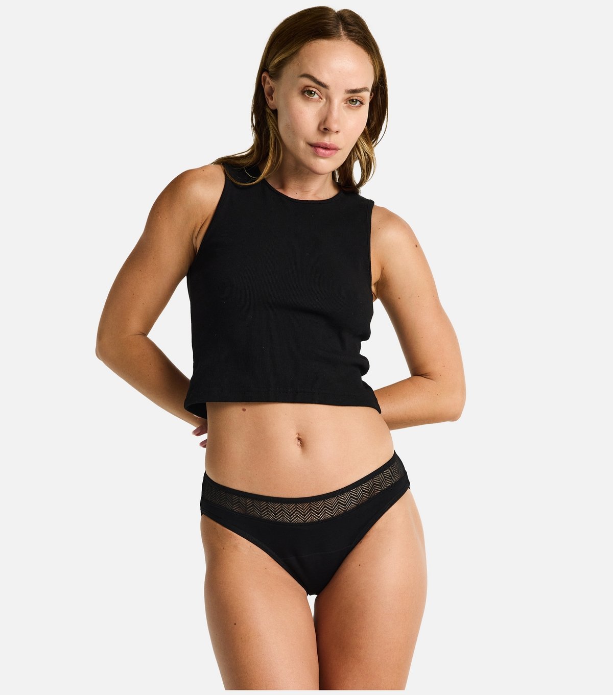 Modibodi Women's Black Light Flow Period Briefs Modibodi New Look - 2