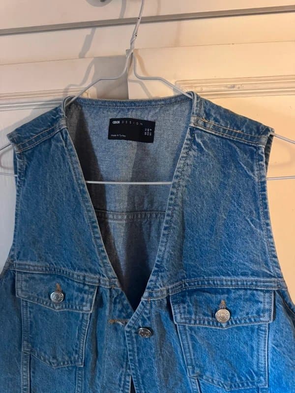 ASOS Denim waistcoat