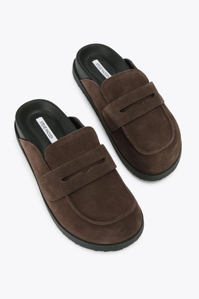 Steve Madden STEVE MADDEN Women's 'Toryn Brown' Suede Flats in Brown - 2