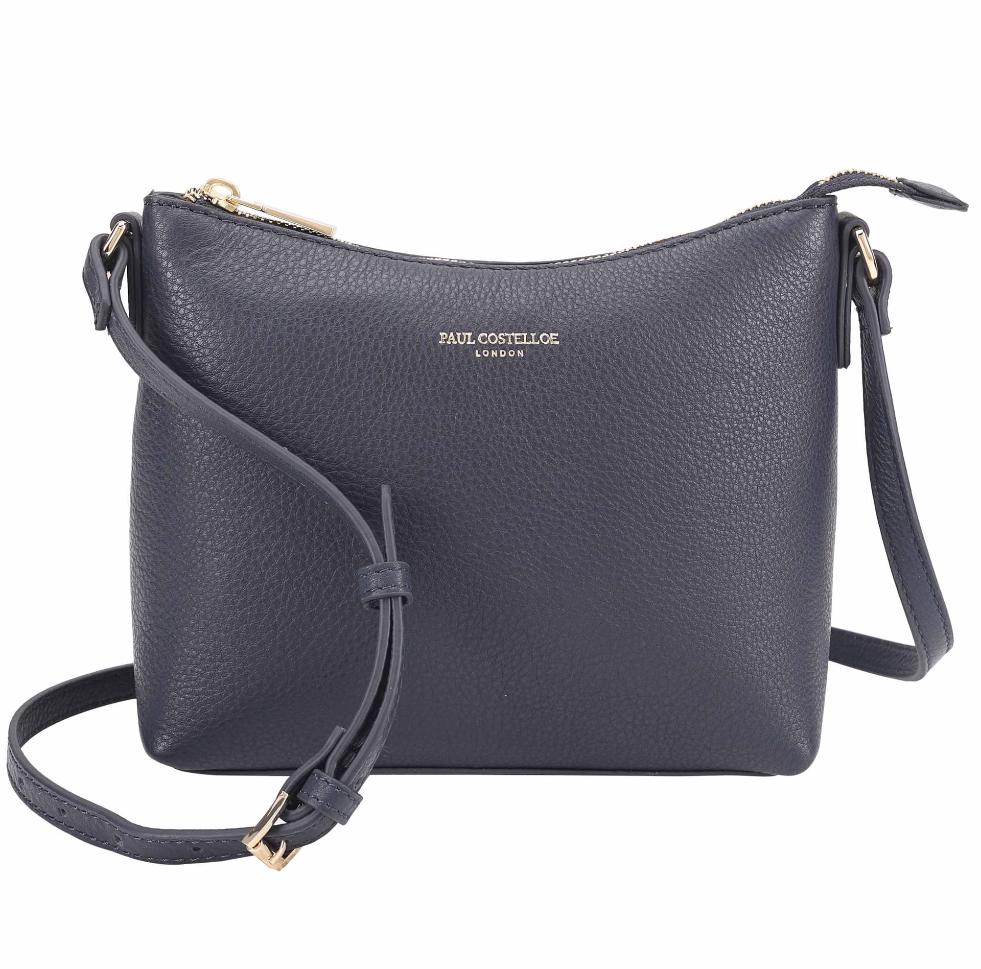 Paul Costelloe Paul Costelloe Women's Denia Leather Cross Body Bag in Navy