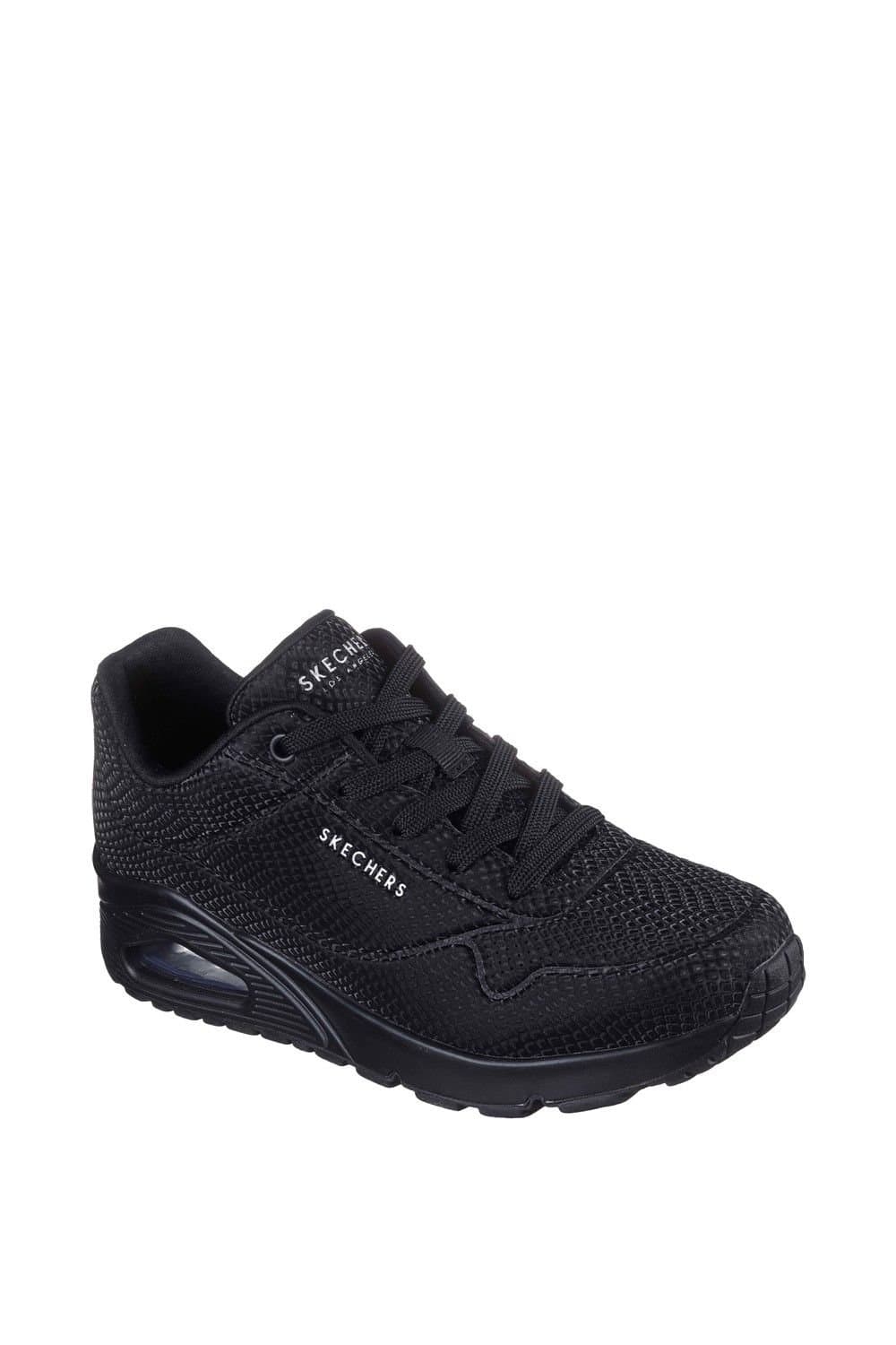 Skechers Skechers Women's UNO - Shiny Scale Trainers in Black