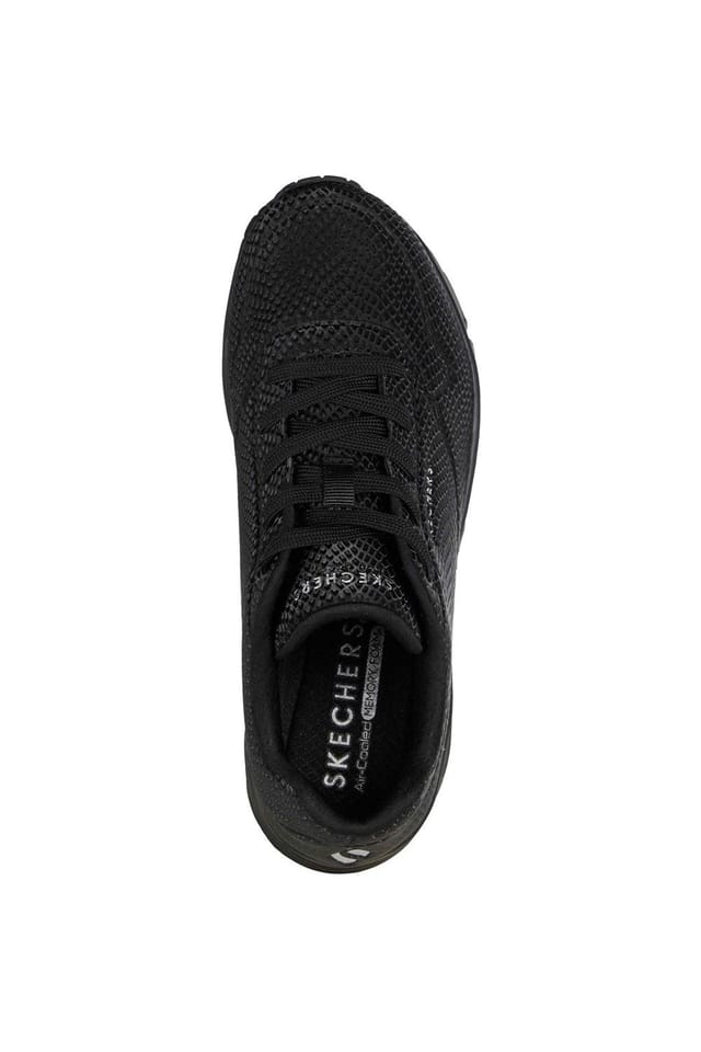 Skechers Skechers Women's UNO - Shiny Scale Trainers in Black - 3