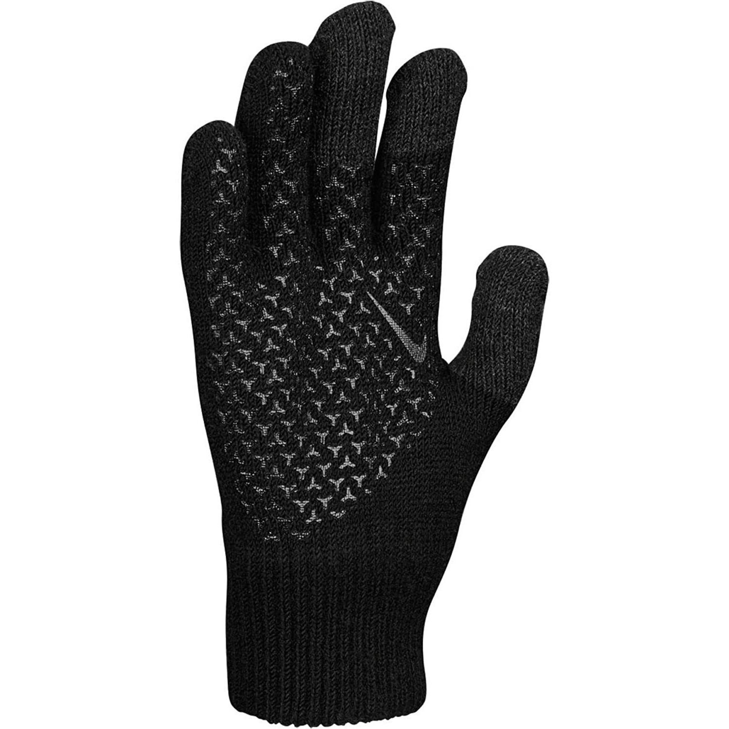 Nike Nike Men's Knitted Twisted Grip Gloves in Black - 2