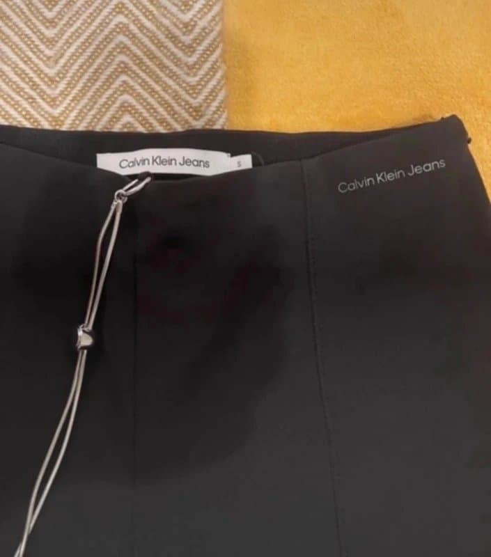 Calvin Klein Calvin Klein jeans waist chain slim straight trousers