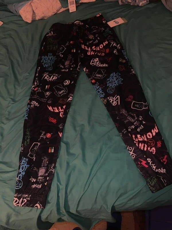 Fresh Black and multi-coloured Fresh Monster Skateboarding sweatpants
