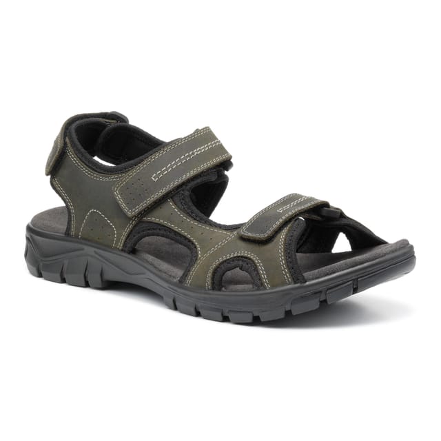 Hotter Hotter Men's 'Lorenzo' Sandals in Khaki - 2