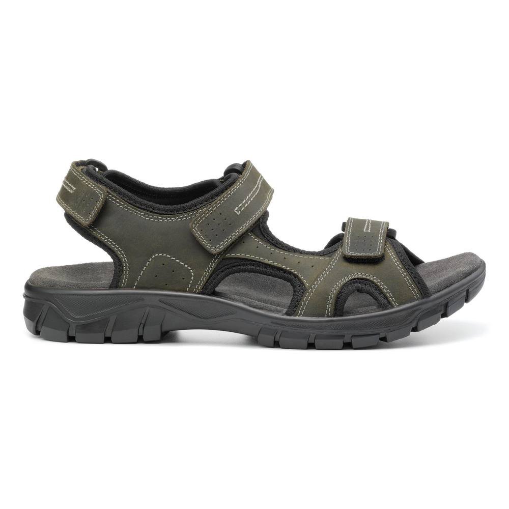 Hotter Hotter Men's 'Lorenzo' Sandals in Khaki - 3