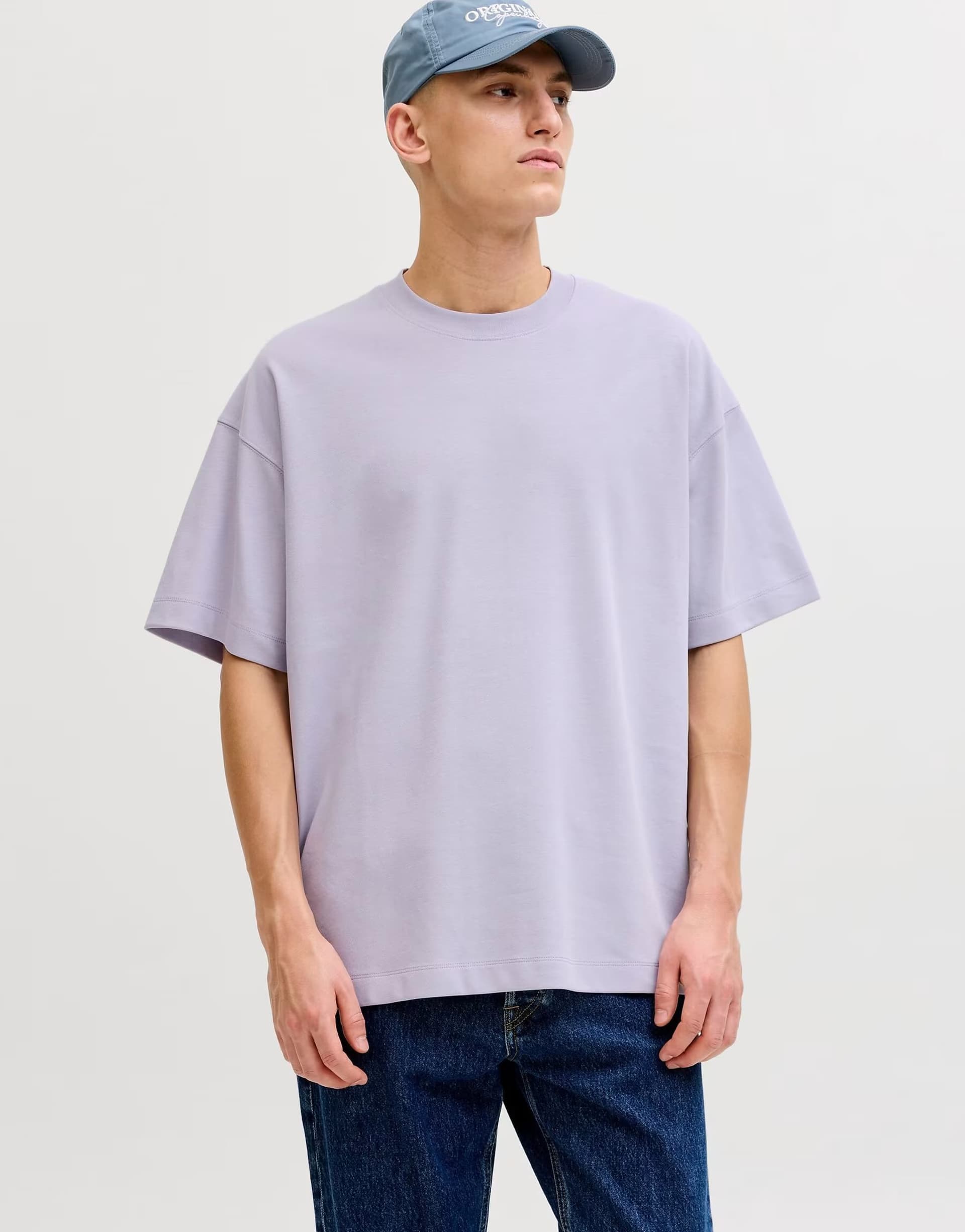 ASOS Jack & Jones T-shirt in languid lavender