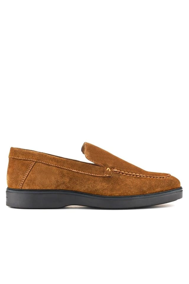 Jones Bootmaker Jones Bootmaker Men's Rocco Laceless Leather Shoes in Tan - 2