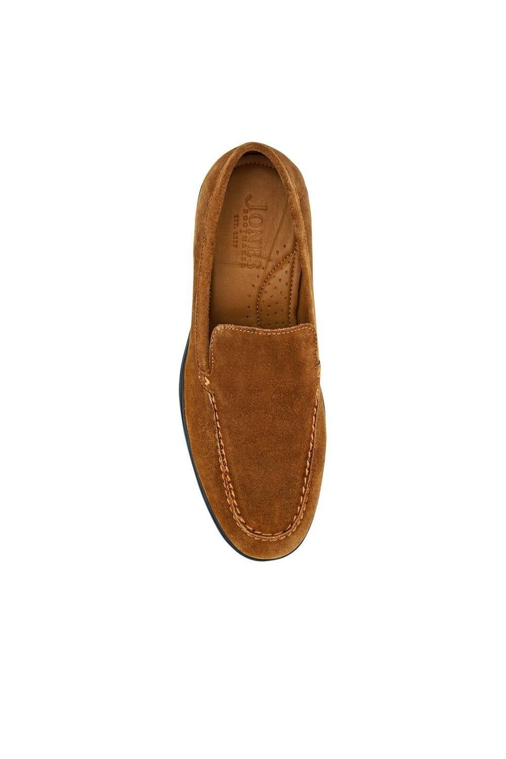 Jones Bootmaker Jones Bootmaker Men's Rocco Laceless Leather Shoes in Tan - 4