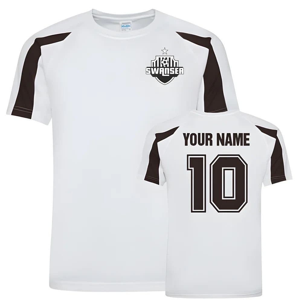 Swansea City AFC Swansea City AFC Men's Mens Your Name City Sports Training Jersey White