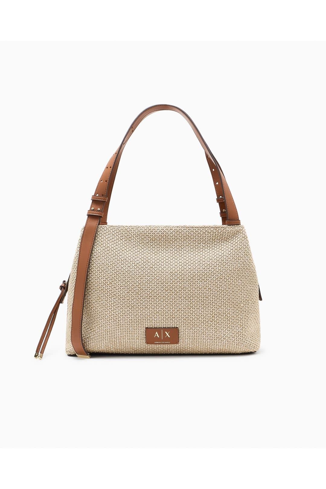 Armani Exchange Armani Exchange Women's Alice Raffia Shopper Natural