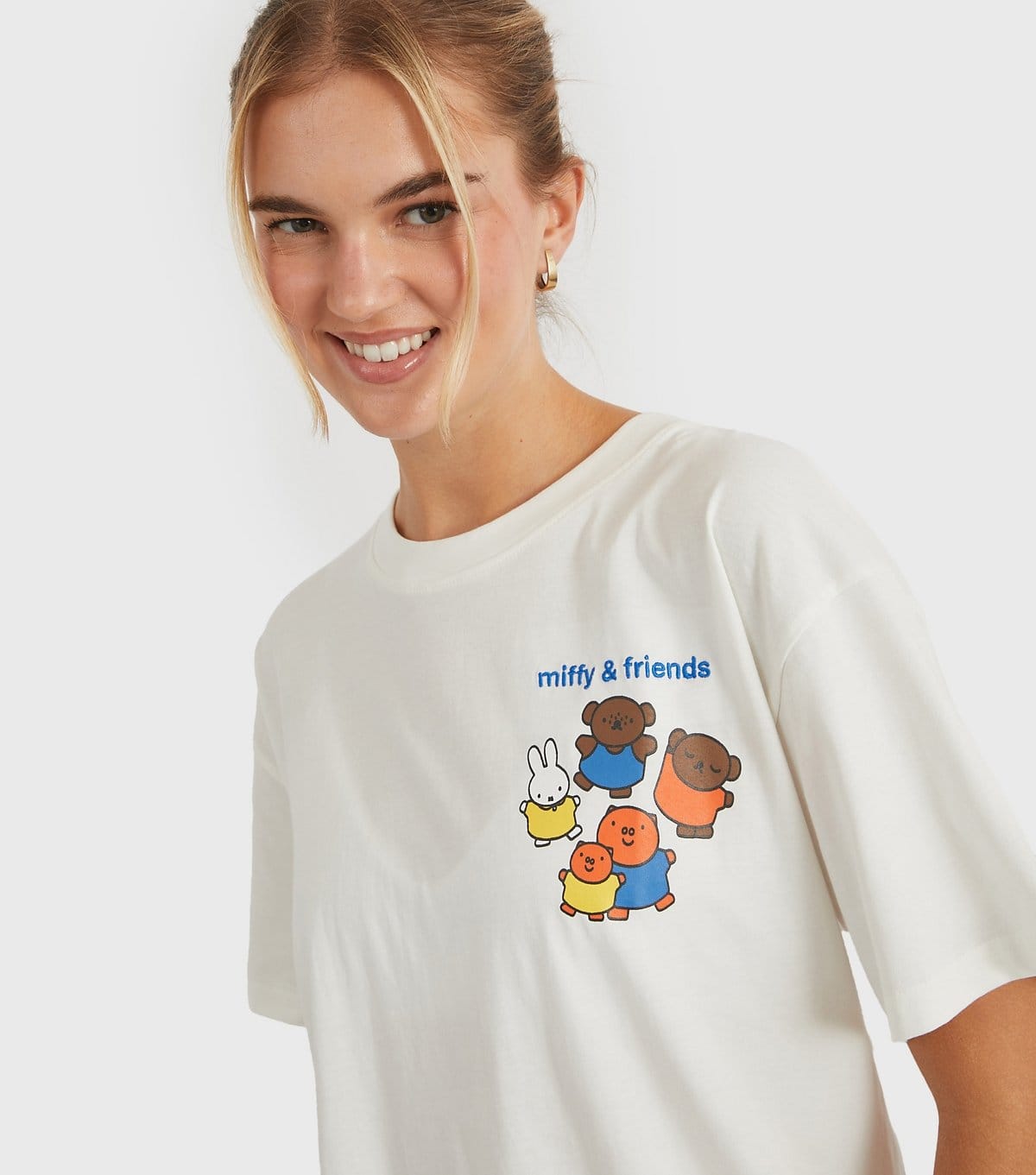 Skinnydip Women's White Miffy Day in the Life Top Skinnydip New Look - 4
