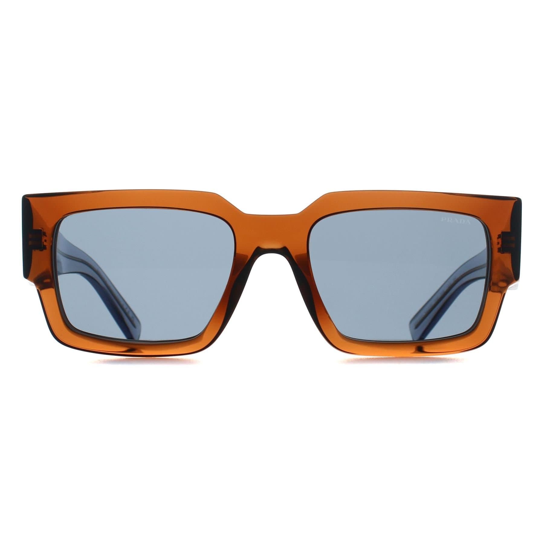 Prada Prada Men's Rectangle Chocolate Dark Grey PRB17S in Brown