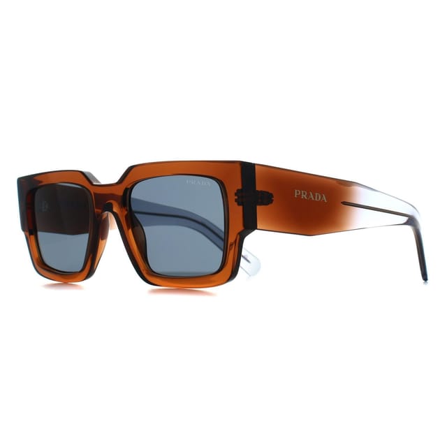 Prada Prada Men's Rectangle Chocolate Dark Grey PRB17S in Brown - 2