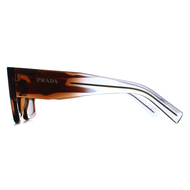 Prada Prada Men's Rectangle Chocolate Dark Grey PRB17S in Brown - 3