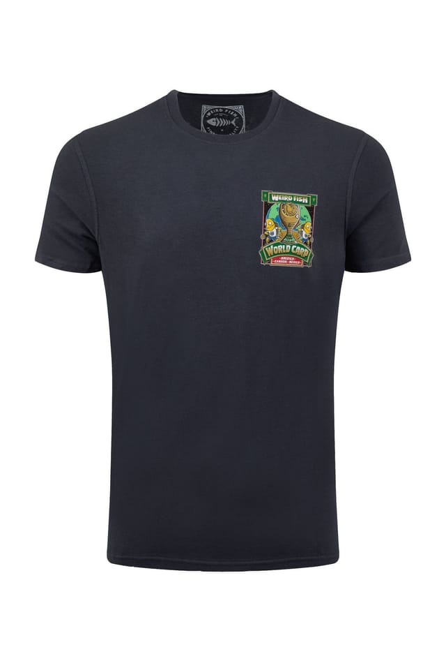 Weird Fish Weird Fish Men's The World Carp 26 Artist T-Shirt in Navy - 2