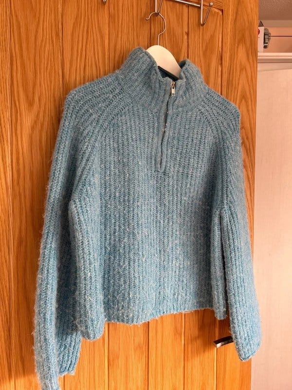 ASOS Light Blue Chunky Knit Jumper