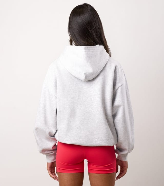 Gym King Women's Grey Logo Appliqued Hoodie Gym King New Look - 3
