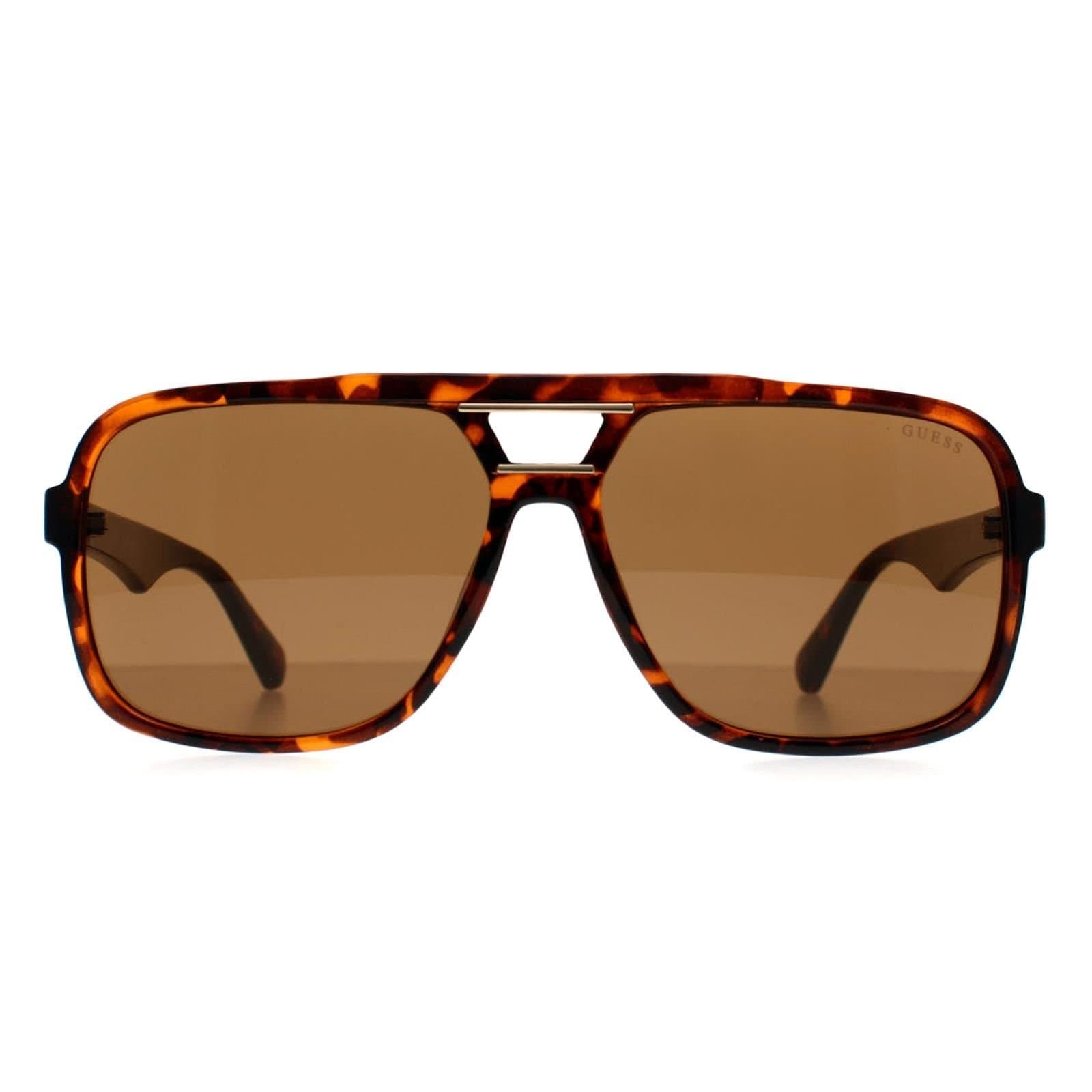 GUESS Guess Men's Aviator Dark Havana Brown GF5125