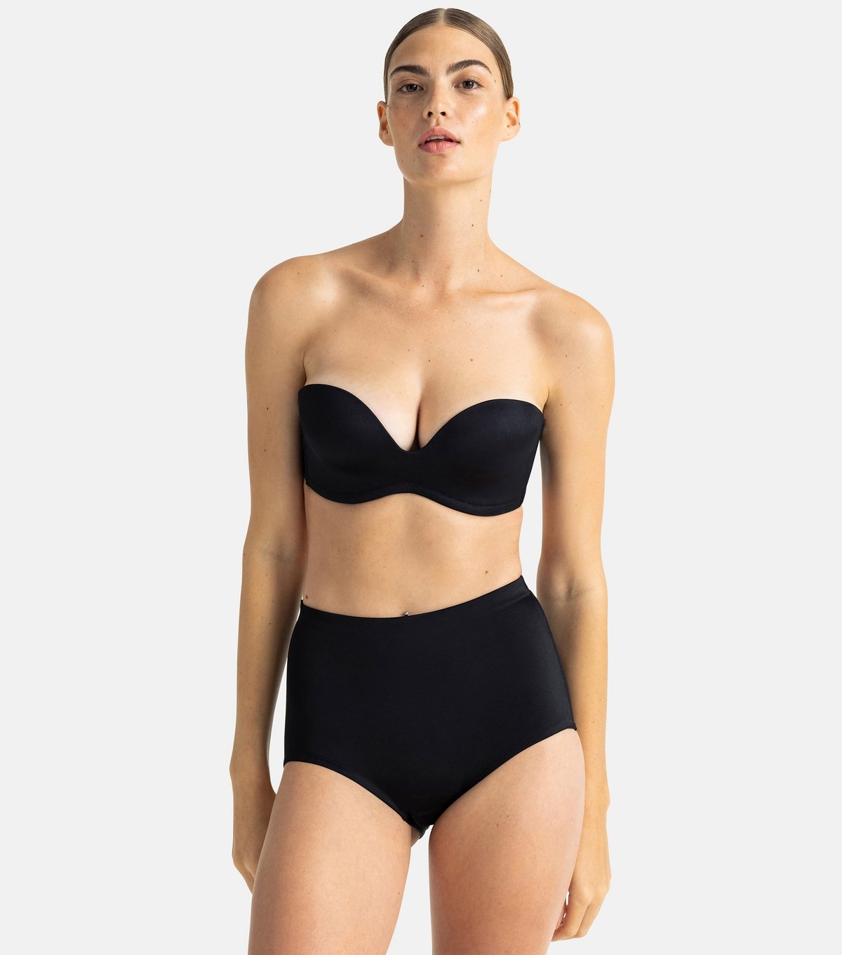 Dorina Women's Black Sculpting High Waist Briefs Dorina New Look - 2