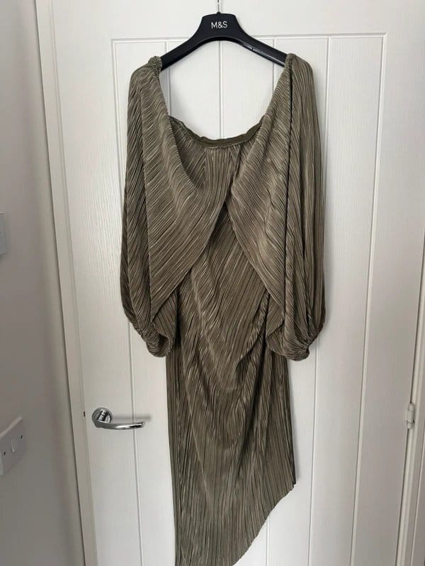 ASOS Tall Khaki Occasion Dress