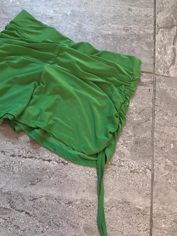 PLT PLT pretty little thing ruched side shorts size S