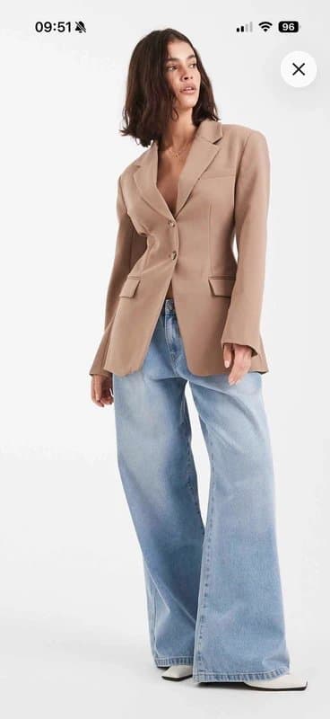 ASOS ASOS cinched waist blazer