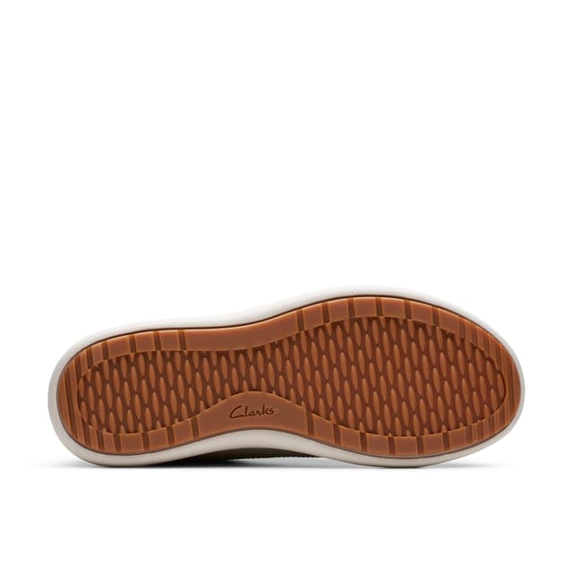 Clarks Clarks Women's Nalle Lace Stone Nubuck Trainers in Beige - 3