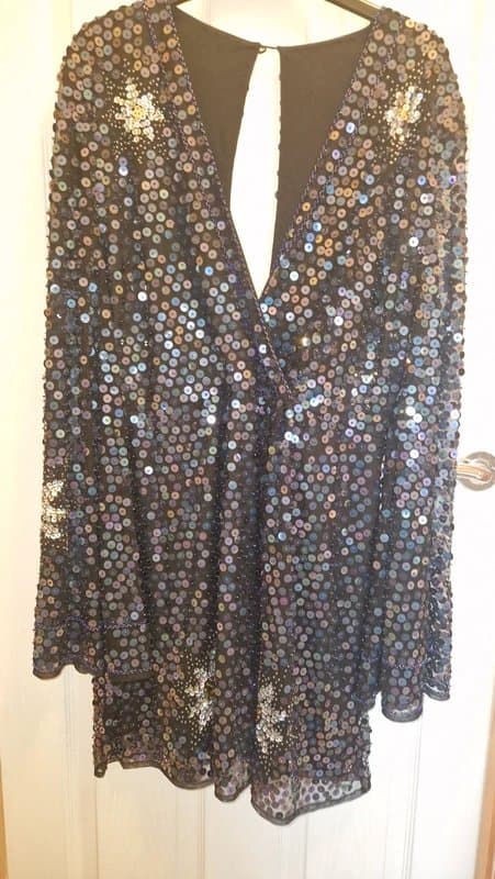 ASOS Asos sequin star mini dress size 18