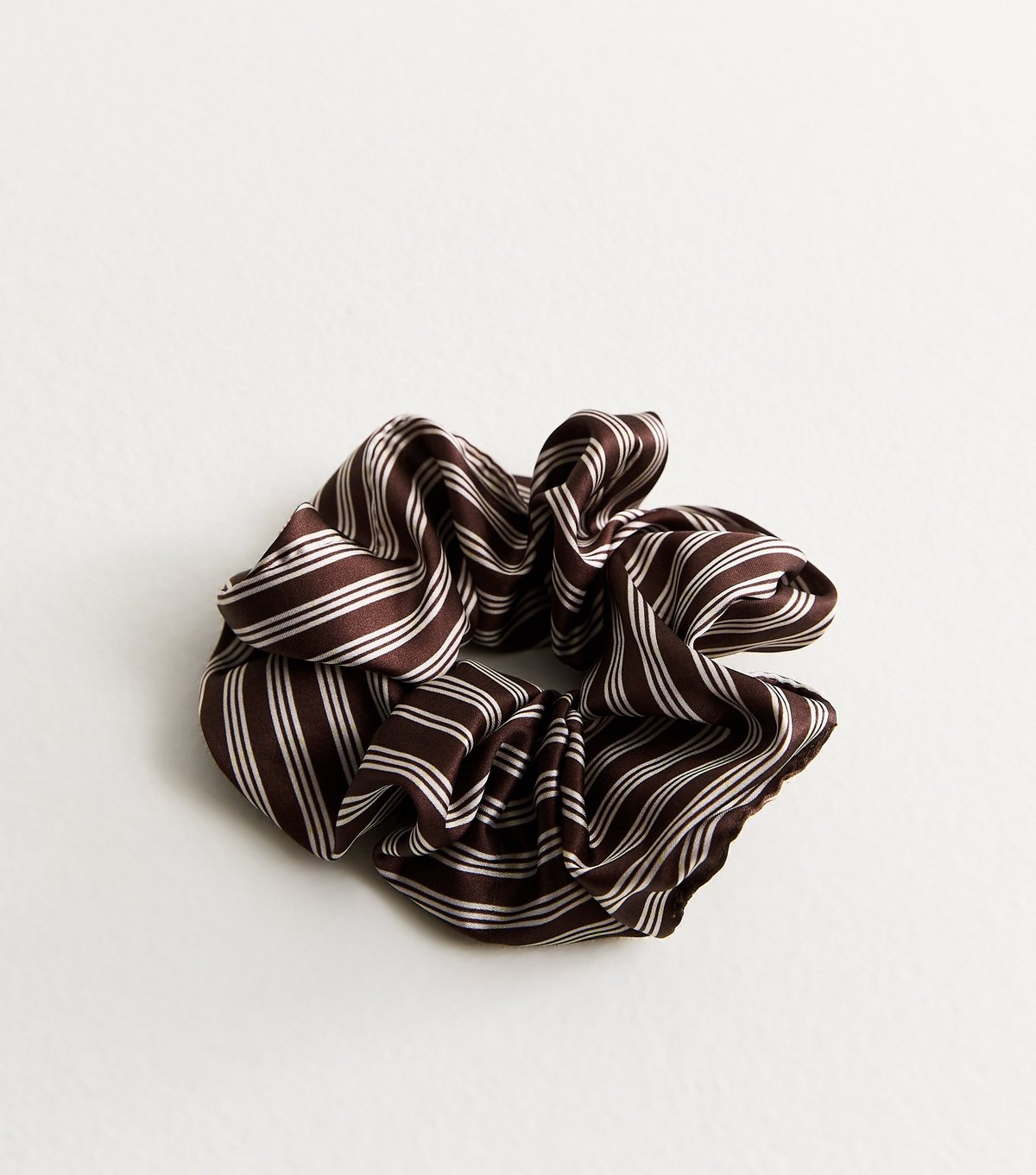 New Look Brown Striped Scrunchie New Look - 3