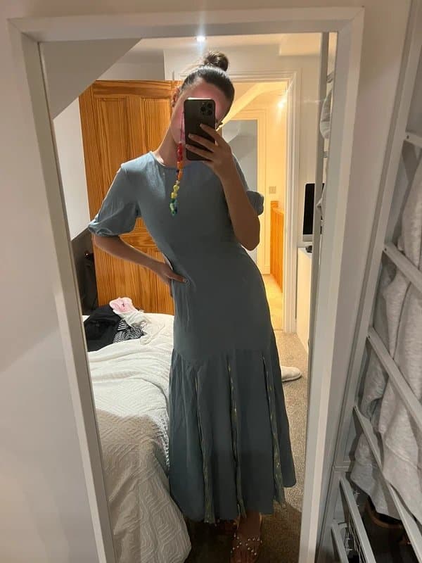 Never Fully Dressed New light blue Never Fully Dressed summer dress, XS / 34 / 6