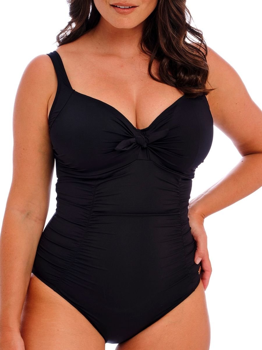 Fantasie Fantasie Women's Merissa Tie Front Swimsuit in Black - 4