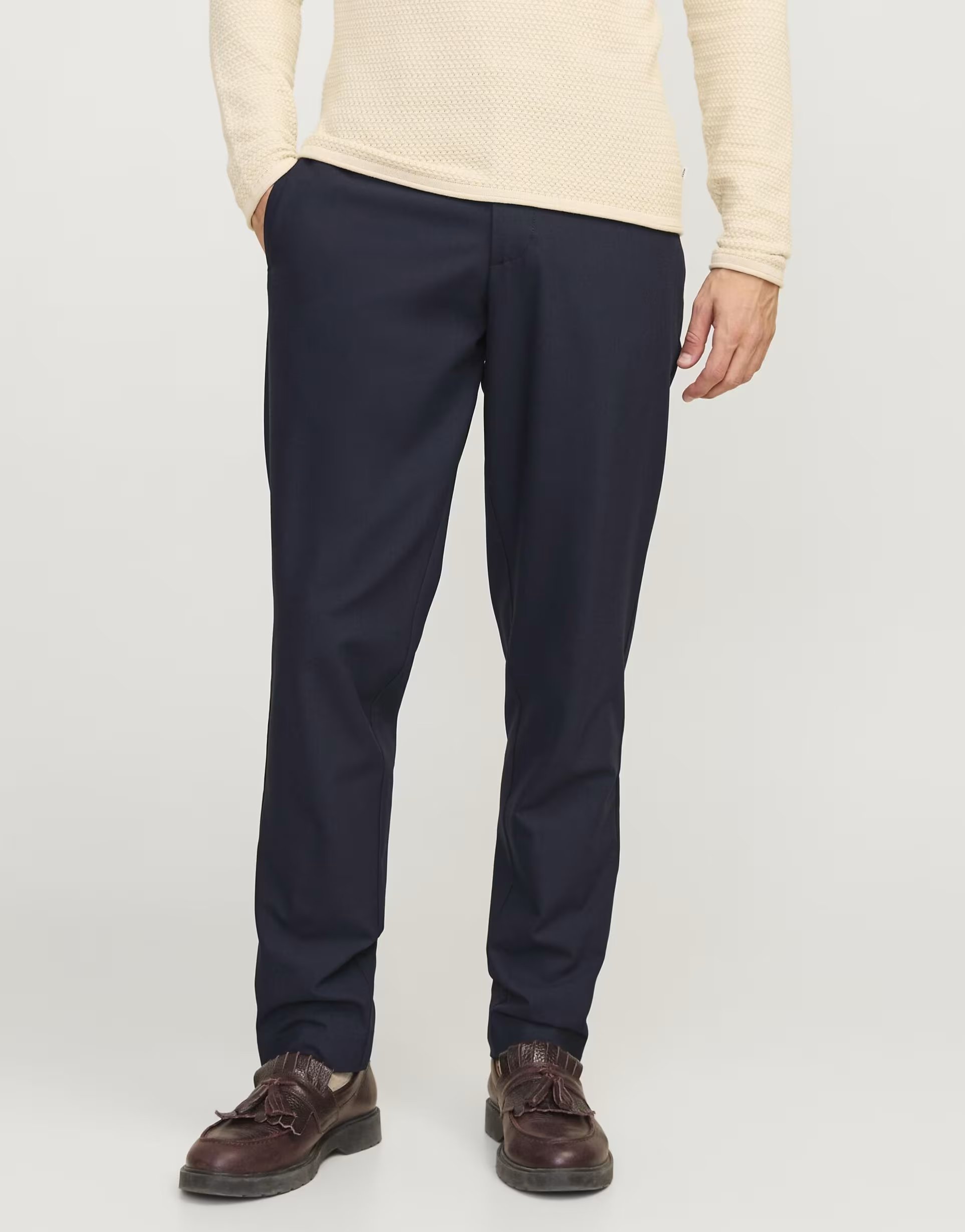 ASOS Jack & Jones Chino trousers in dark navy - 1