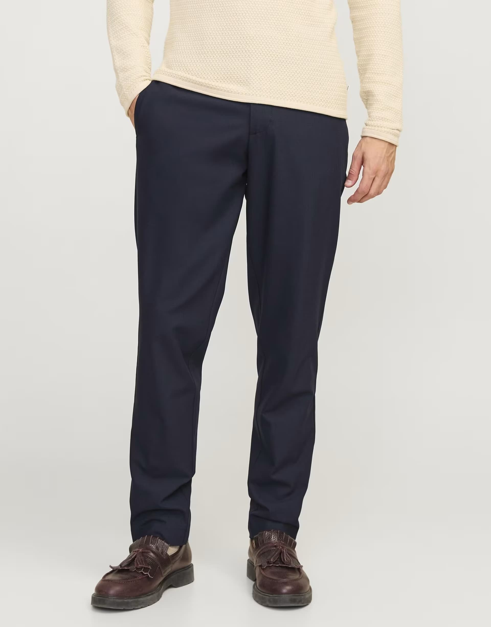 ASOS ASOS Jack & Jones Chino Trousers in Dark Navy