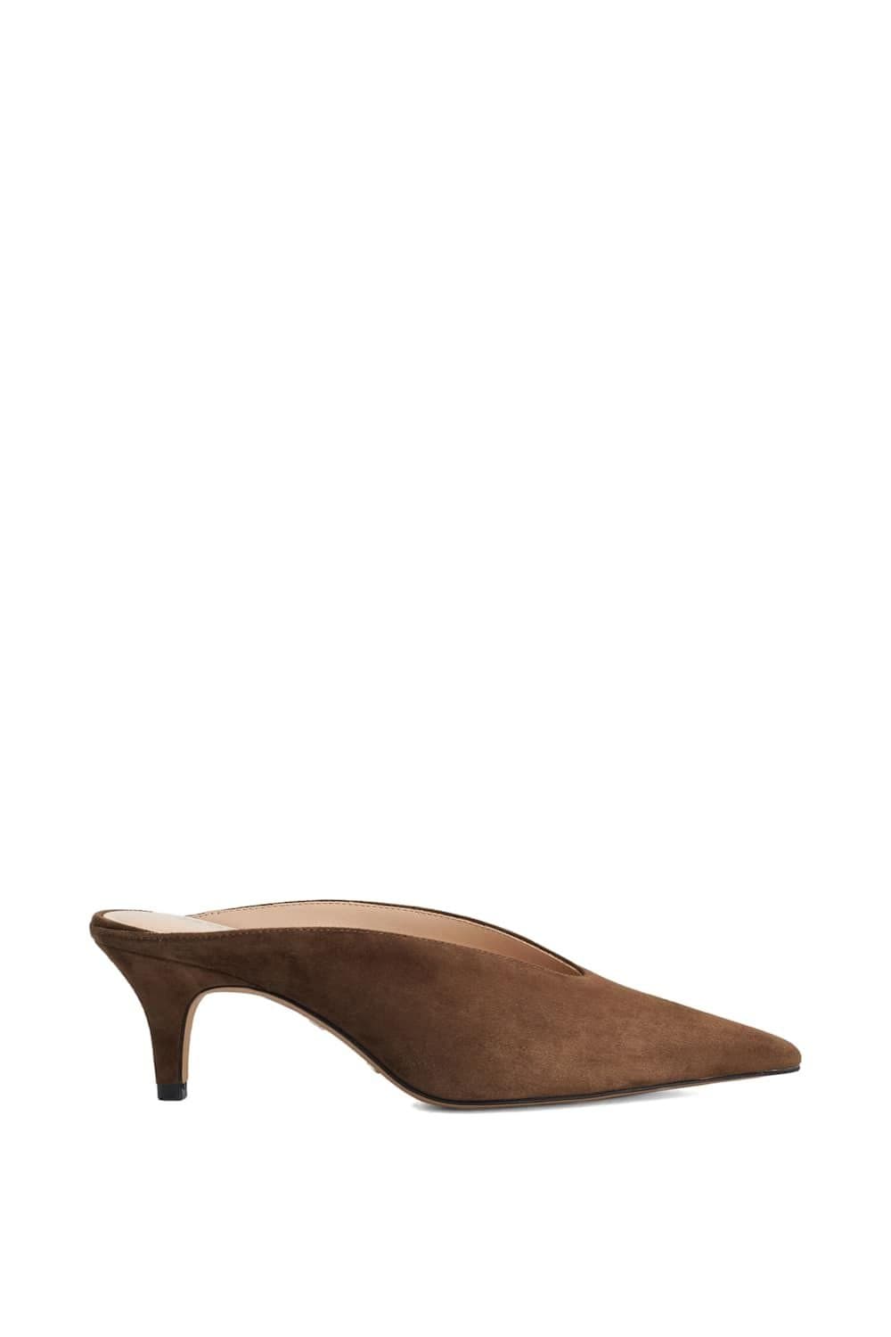 Dune London Dune London Women's 'Decisive' Suede Mules in Brown