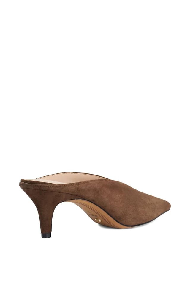 Dune London Dune London Women's 'Decisive' Suede Mules in Brown - 3