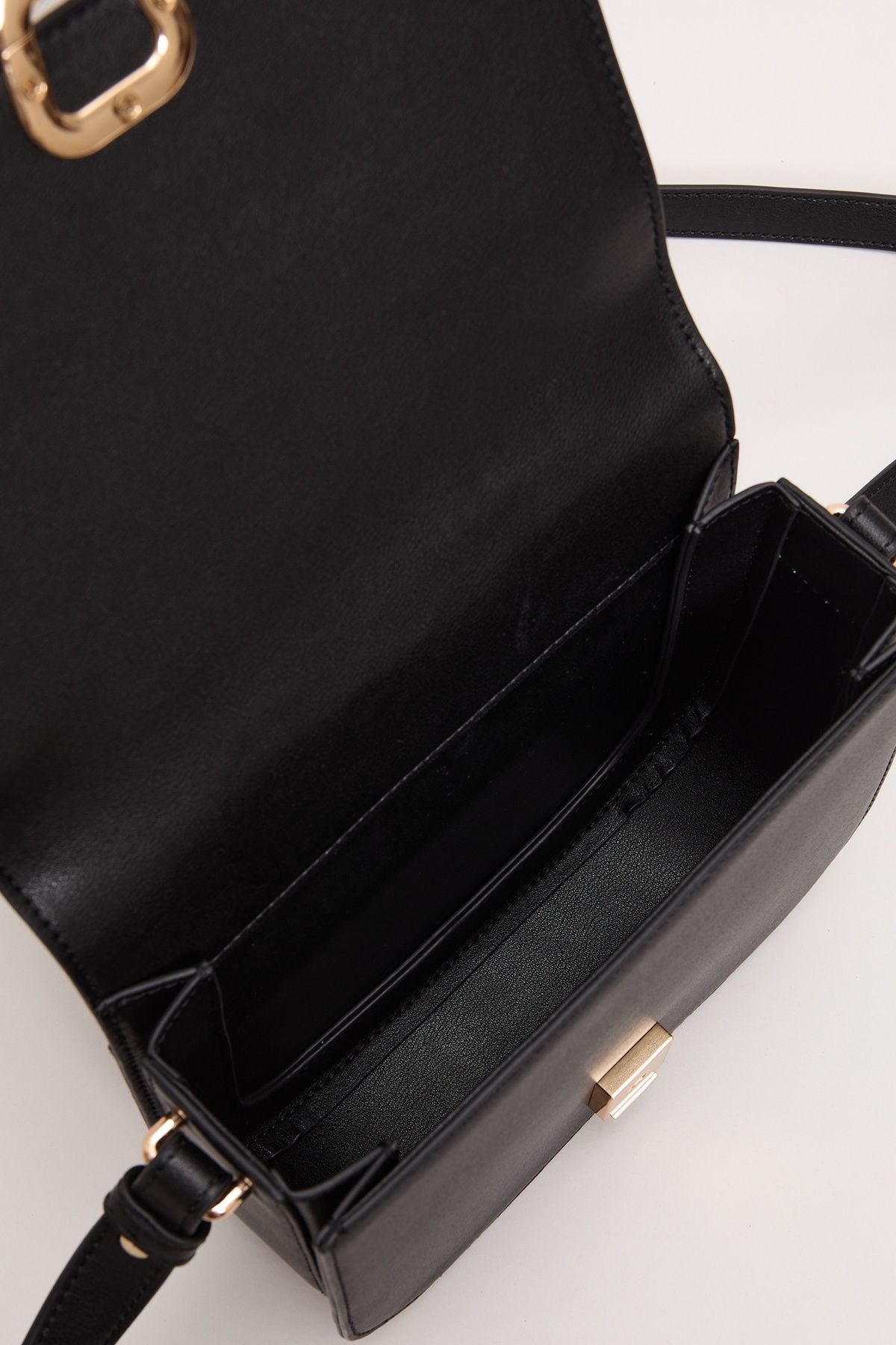 Phase Eight Phase Eight Women's Leather Crossbody Bag in Black - 4