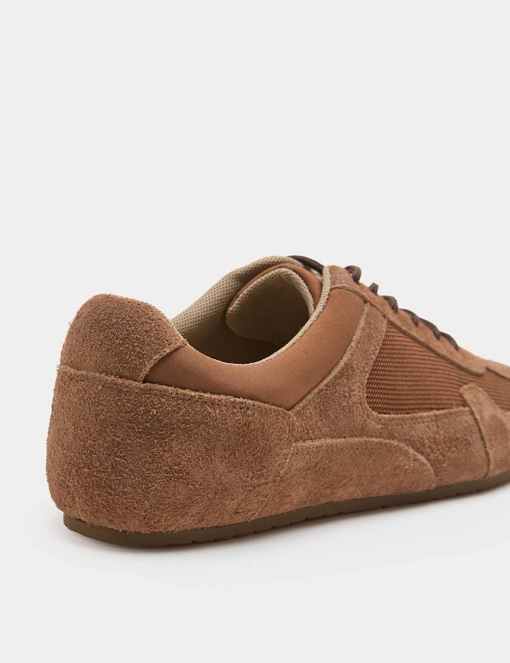 Marks & Spencer M&S Lace Up Trainers Tan - 2