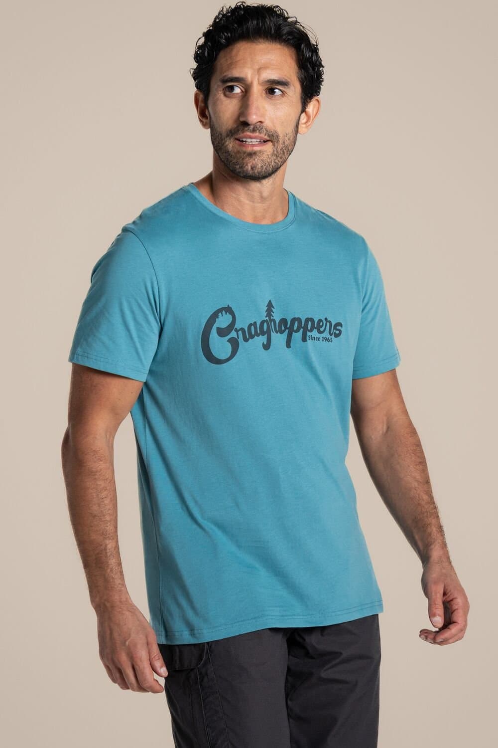 Craghoppers Craghoppers Men's Lucent Light Blue T-Shirt