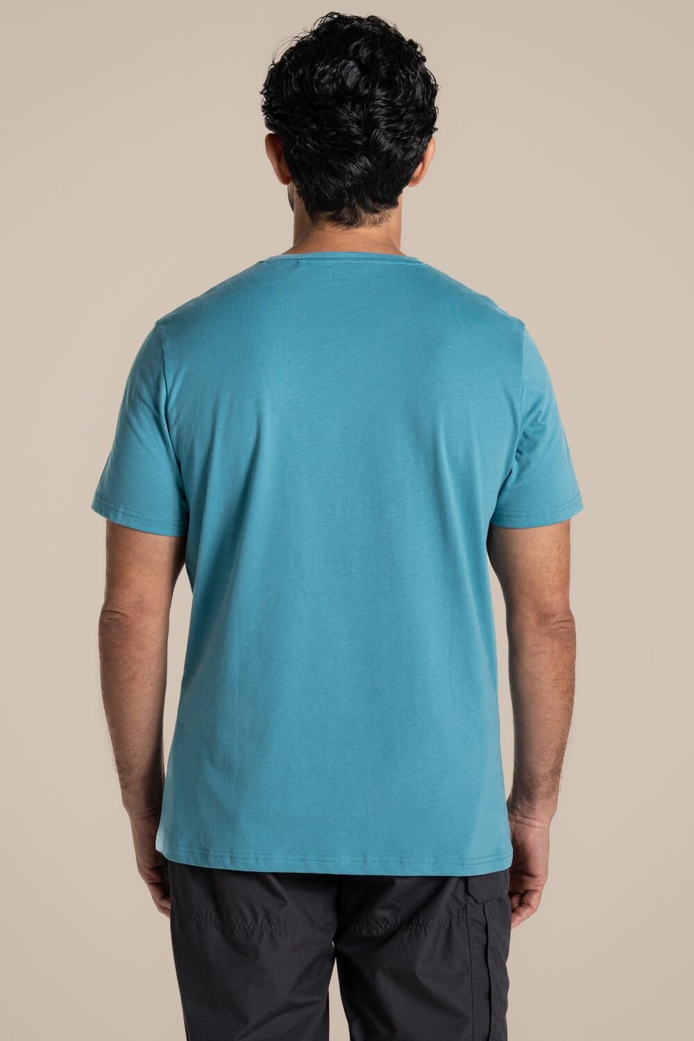 Craghoppers Craghoppers Men's Lucent Relaxed Fit Short Sleeved T-Shirt in Light Blue - 2
