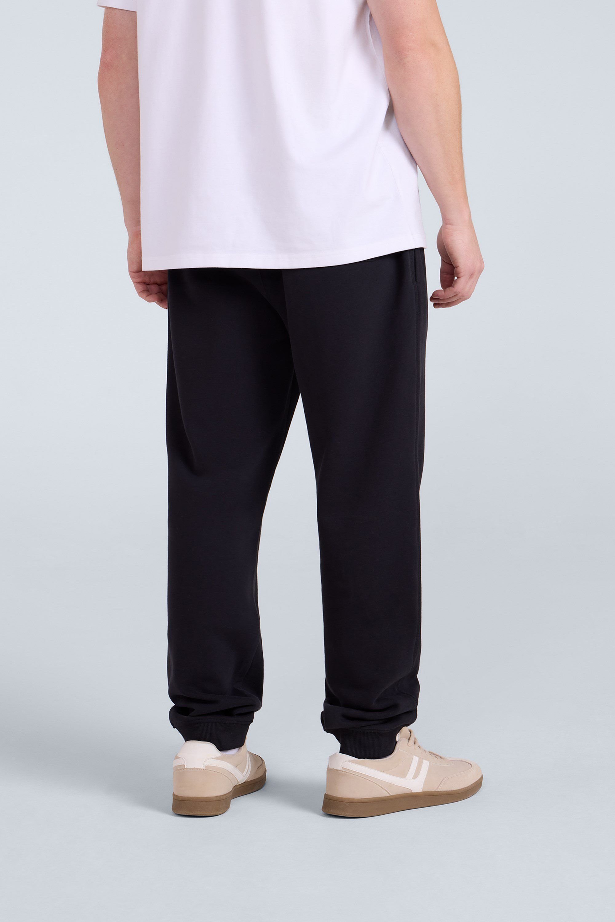 Animal Animal Men's 'Driver' Elastic Waistband Drawcord Fastening Cotton Casual Joggers in Black - 3