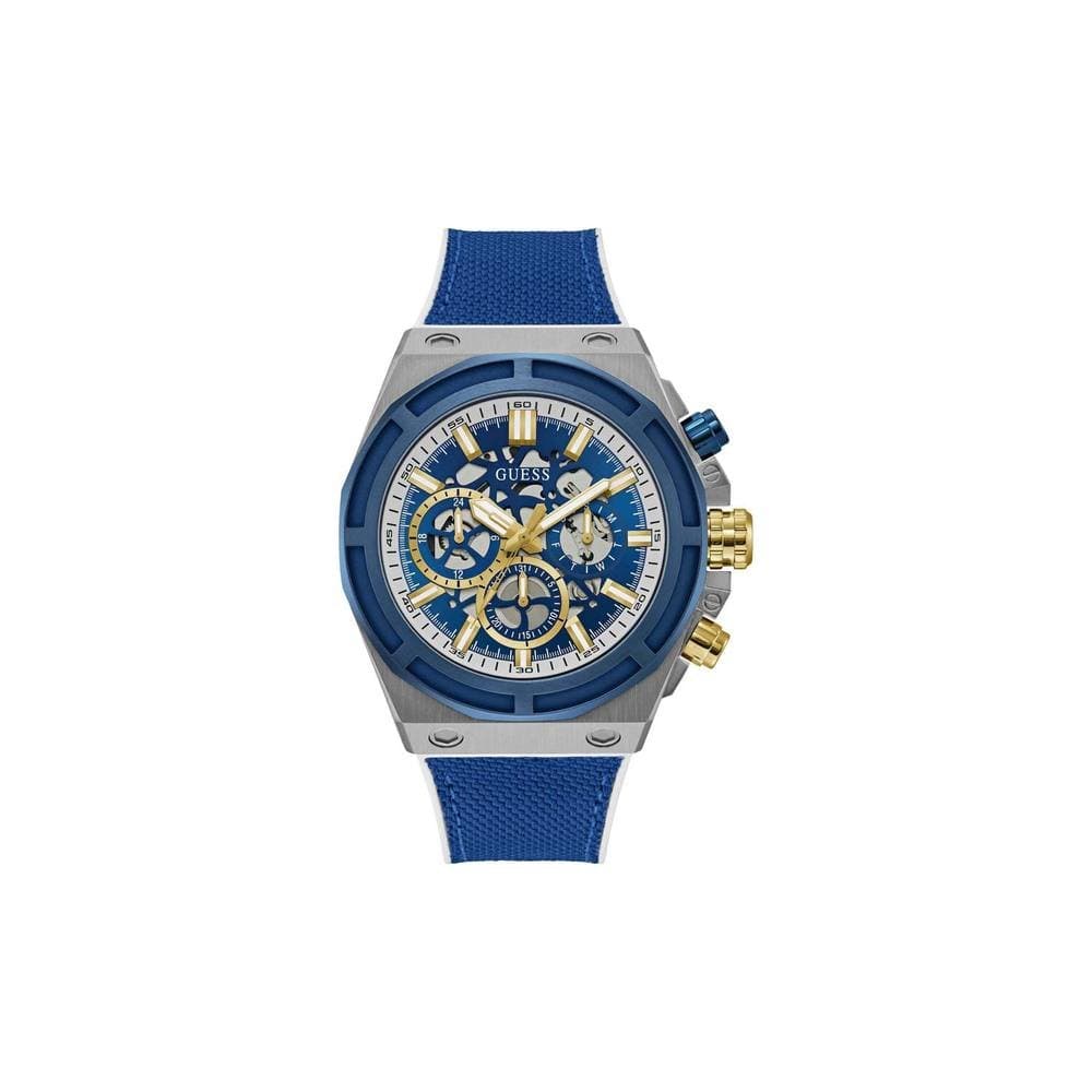 Guess Guess Men's GW0713G1 47mm Quartz Watch in Blue