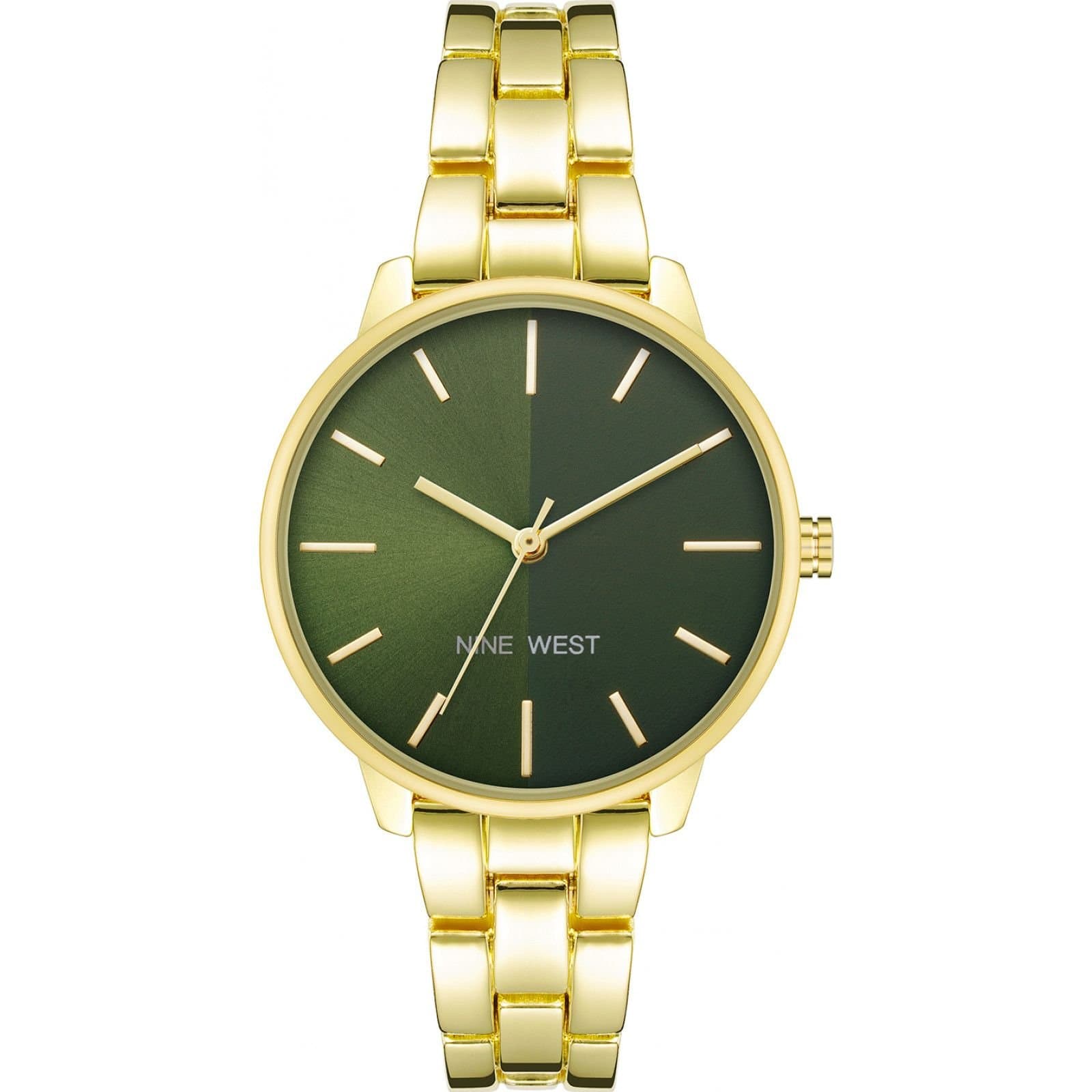 Nine West Nine West Women's NW-2682GNGB 34mm Quartz Watch in Gold